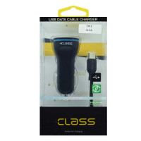 AUTO PUNJAČ +CLASS 3.1 A + USB KABEL TIP C CRNI